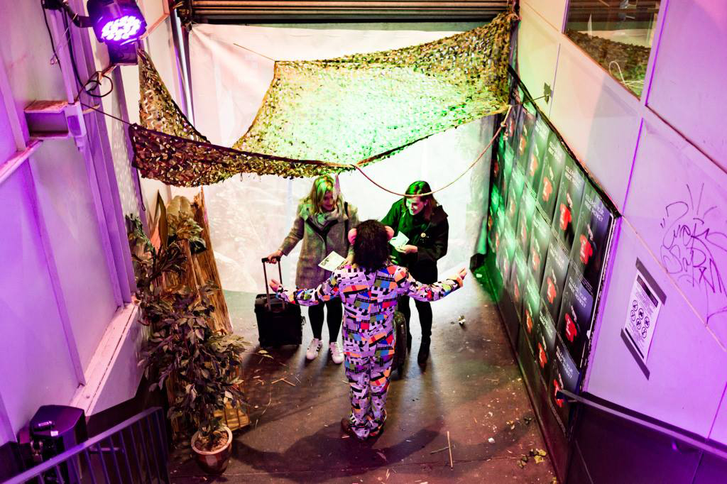 Photo entrance area carnival event