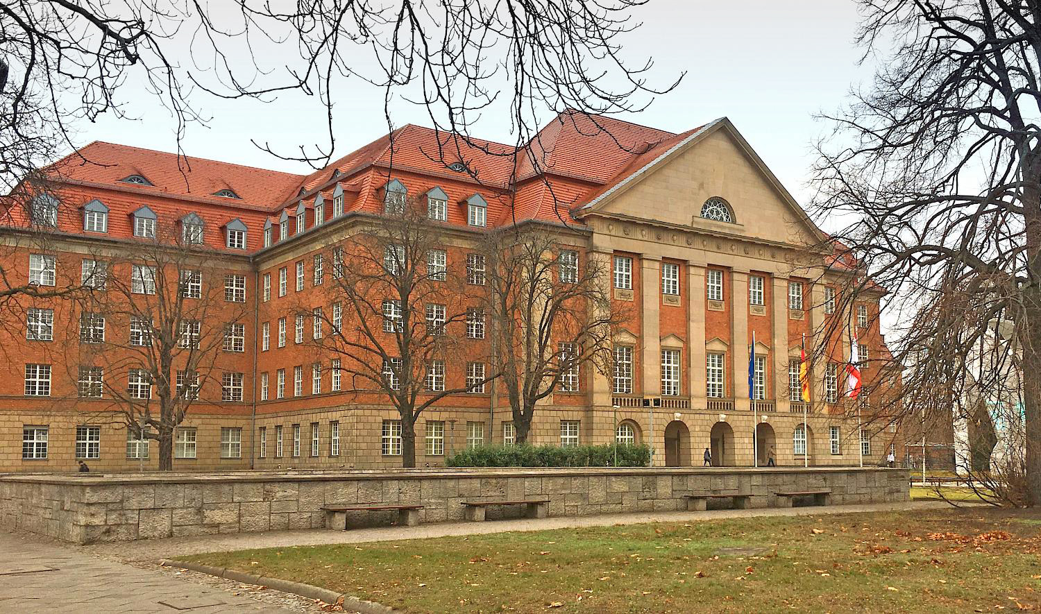 Historical Administration building Rohrdamm in Berlin