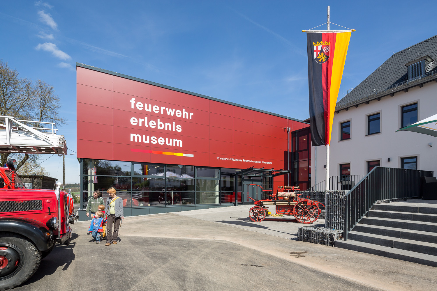 Exterior view of the fire brigade museum